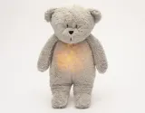 Игрушка-ночник Moonie Bear 2.0 Organic Grey со звуками, для новорождённых, USB, 1 шт — фото 2