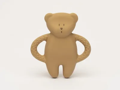 Прорезыватель для зубов Moonie Natural Teether Cappucino устойчивый к проколу, 1 шт