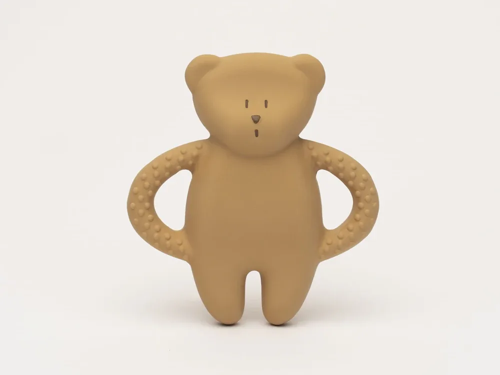 Прорезыватель для зубов Moonie Natural Teether Cappucino устойчивый к проколу, 1 шт