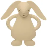 Прорезыватель для зубов Moonie Natural Teether Rabbit в форме зайчика, бежевый, 1 шт — фото 1