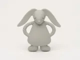 Прорезыватель для зубов Moonie Natural Teether Silver развивающий, серый, 1 шт — фото 1
