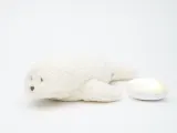 Ночник-игрушка для сна Moonie Seal с датчиком плача и музыкой, белый, 1 шт — фото 1