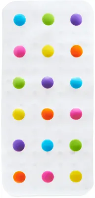 Коврик для ванны Munchkin Bath Dots Bath Mat противоскользящий, на присосках, с 3 лет, 1 шт