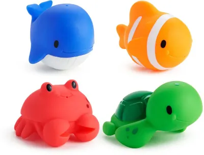 Игрушки для ванны Munchkin Bath Ocen Bath Squirts брызгалки, набор 4 шт 9 m+