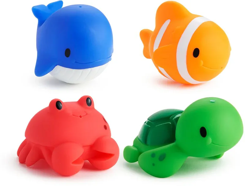 Игрушки для ванны Munchkin Bath Ocen Bath Squirts брызгалки, набор 4 шт 9 m+