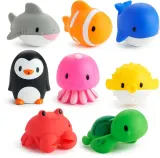 Игрушки для ванны Munchkin Bath Ocean набор морских животных, 8 шт 9 m+ — фото 1