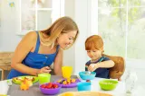 Тарелки Munchkin Multi Plates детские, для микроволновой печи, прочный пластик, 4 шт 6 m+ — фото 2