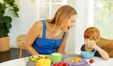 Тарелки Munchkin Multi Plates детские, для микроволновой печи, прочный пластик, 4 шт 6 m+ — фото 3