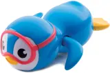 Игрушка для ванны Munchkin Wind Up Swimming Penguin заводной пингвин, синяя, 1 шт 9 m+ — фото 1