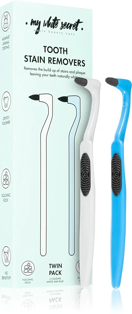 Инструмент для снятия зубного налёта My White Secret Stain Removers эргономичный, 1 шт