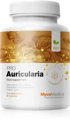 БАД MycoMedica Auricularia PRO с бета-глюканами, 90 капс