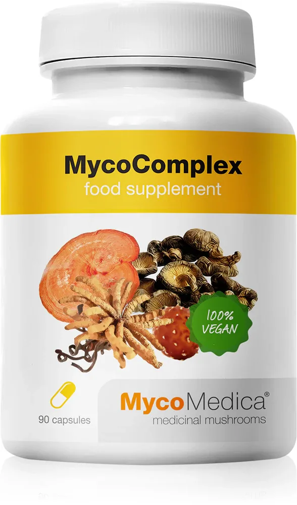 Биологически активная добавка MycoMedica MycoComplex, в капсулах, для иммунитета, 90 капсул