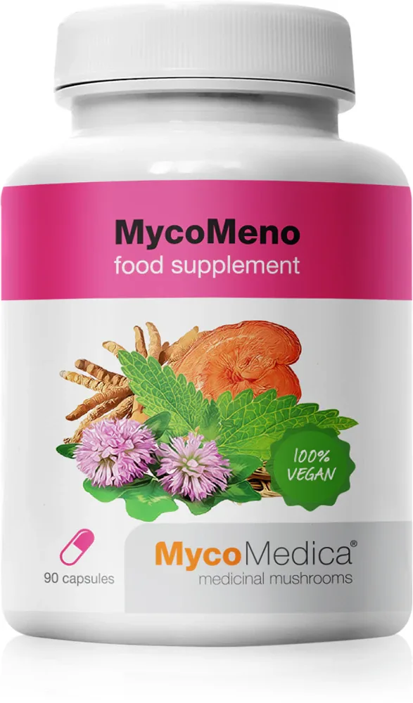 Биологически активная добавка MycoMedica MycoMeno, в капсулах, с грибными экстрактами, 90 капсул