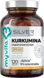 Капсулы MyVita Silver Kurkumina standaryzowany ekstrakt стандартизированный экстракт куркумы, 120 капсул — фото 1