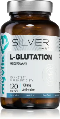 Капсулы MyVita Silver L-Glutation zredukowany восстановленный глутатион, 120 капсул
