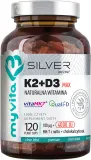 Капсулы MyVita Silver naturalna witamina K2 100mcg + D3 Forte 4000j.m. для костей и суставов, 120 капсул — фото 1