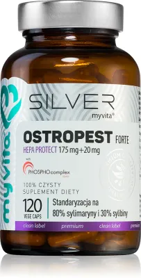Капсулы MyVita Silver Ostropest Forte расторопша для печени, 120 капсул