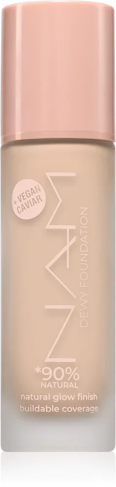 Тональное средство NAM Dewy сияющее, с гиалуроновой кислотой, 30 мл, оттенок 3 True Natural