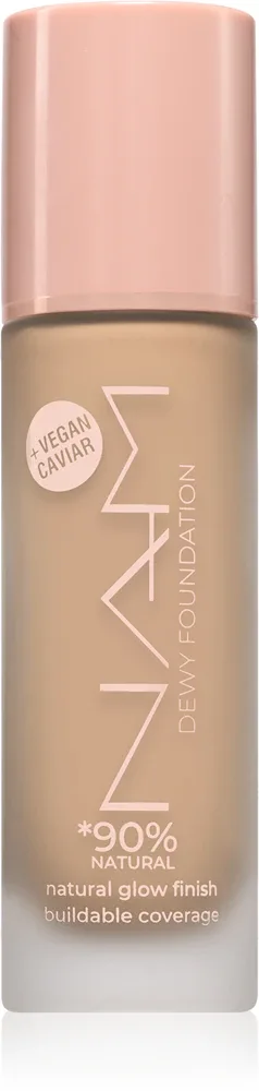 Тональное средство NAM Dewy сияющее, с гиалуроновой кислотой, 30 мл, оттенок 05 Warm Beige