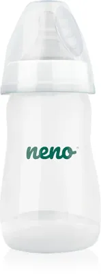 Бутылочка для воды NENO Bottle 3 m+ детская, силиконовая, с ручками, 240 мл