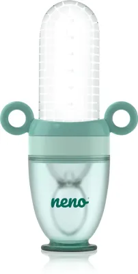 Ложка-прорезыватель NENO Gusto 2 в 1 силиконовая, эргономичная, для первого прикорма, 1 шт 6m+