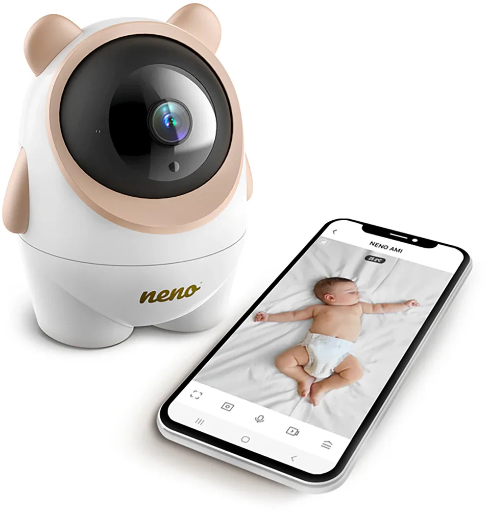 Видеоняня NENO IP-WiFi Ami с Wi-Fi, ночным видением и датчиком температуры, 1 шт
