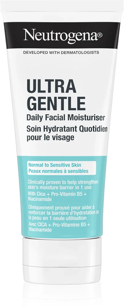Увлажняющий крем для лица Neutrogena Ultra Gentle с центеллой и ниацинамидом, 100 мл