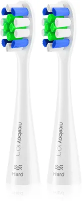 Насадки сменные для зубной щётки Niceboy ION Sonic Lite, средней жёсткости, 2 шт White