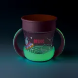 Непроливайка NUK Magic Cup Night с краем 360 градусов, розовая, от 6 месяцев, 160 мл — фото 3