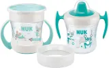 Кружка NUK Mini Cups Set Mint/Turquoise для детей, непроливайка с ручками, 160 мл 6m+ Neutral — фото 1