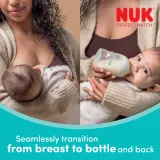 Бутылочка NUK Perfect Match Glass Bottle стеклянная для кормления, силиконовая соска, 230 мл 3m+ — фото 7