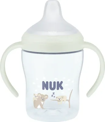 Поильник NUK Perfect Match Koala, силиконовый, зелёный, 150 мл 6m+