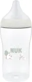 Бутылочка NUK Perfect Match Sheep для кормления, силиконовая соска, белая — фото 1