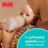 Бутылочка NUK Perfect Match Sheep для кормления, силиконовая соска, белая — фото 8