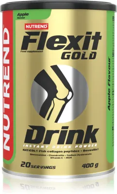 Комплексная добавка для суставов Nutrend Flexit Gold Drink с коллагеном и MSM, 400 г