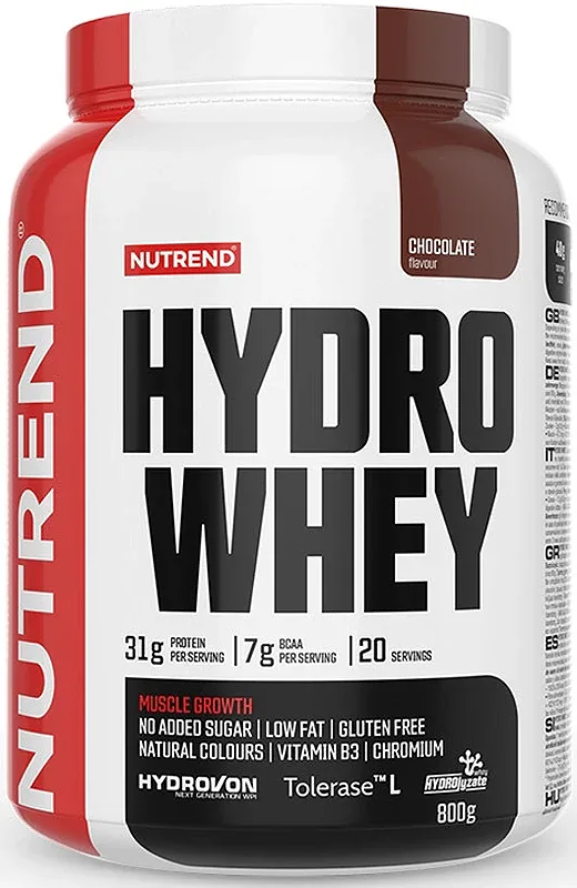 Сывороточный протеин Nutrend HYDRO WHEY, высокое содержание белка, шоколад, 800 г