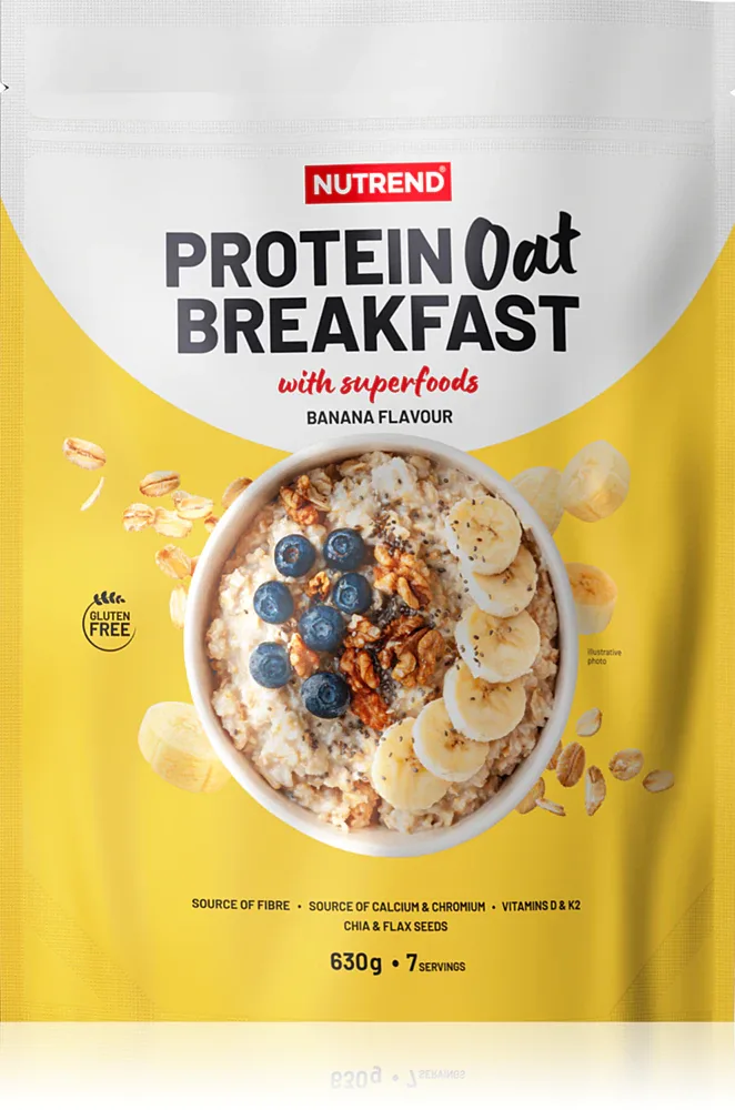Протеиновая овсяная каша Nutrend PROTEIN OAT BREAKFAST со вкусом шоколада, 630 г