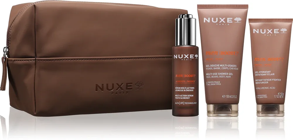 Набор для мужчин Nuxe Men [BOOST]3 гель для душа, сыворотка и гель энергетизирующие, 1 шт
