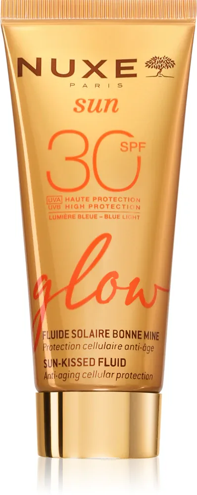 Флюид солнцезащитный Nuxe Sun Glow тонирующий, для лица, 40 мл