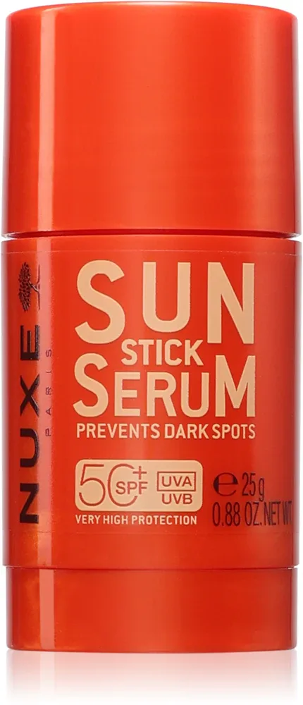 Стик солнцезащитный Nuxe Sun Stick Serum SPF 50+ с витамином E, водостойкий, 25 г SPF 50+