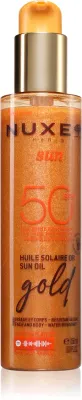 Масло для загара Nuxe Sun Oil Gold SPF 50 для лица и тела, увлажняющее, 150 мл