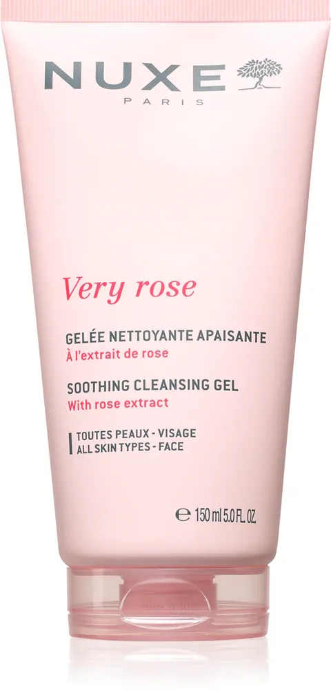 Гель для умывания Nuxe Very Rose очищающий, для чувствительной кожи, 150 мл