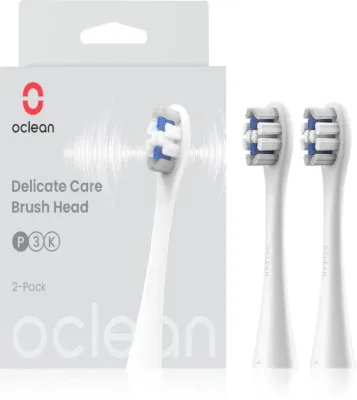 Сменная насадка Oclean Brush Head P3K4 для электрической зубной щётки, деликатное очищение, 2 шт