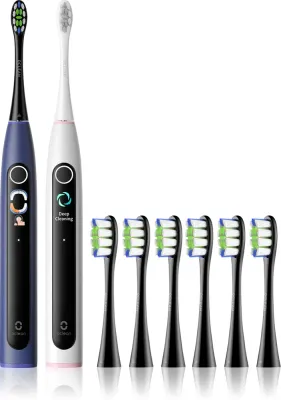 Подарочный набор Oclean X Lite звуковая щётка, подходит с брекетами и коронками