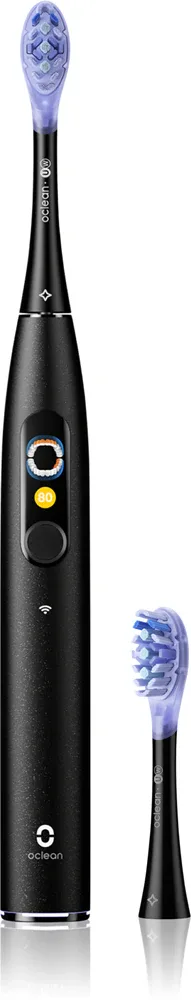 Звуковая электрическая зубная щётка Oclean X Ultra 20 с ИИ-подсказками, мониторинг 12 зон, 2 шт