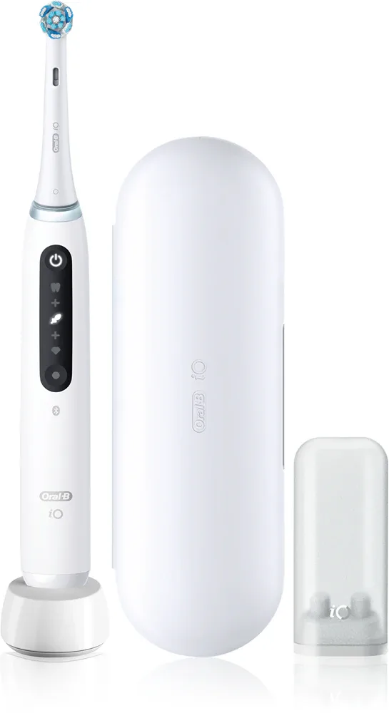 Электрическая зубная щётка Oral-B iO5 магнитная, датчик давления, 1 шт Quite White