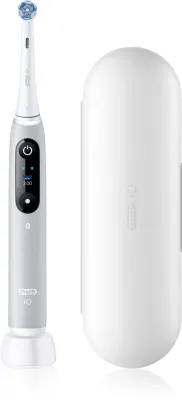 Электрическая зубная щётка Oral-B iO6 Grey Opal магнитная, с приложением Grey Opal