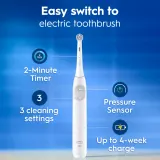 Электрическая зубная щётка Oral-B iO2 Clean Gentle с управлением одной кнопкой, 1 шт z etui podróżnym White — фото 3