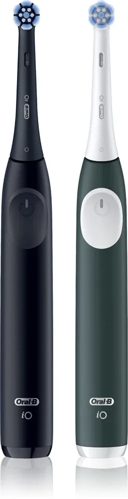 Электрическая зубная щётка Oral-B iO2 для профессиональной чистки зубов, 1 шт Matt Black & Forest Green
