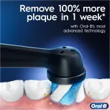 Электрическая зубная щётка Oral-B iO White Clean с насадкой Radiant White, 1 шт Matte Black — фото 2